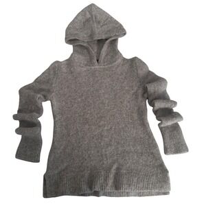 Banana‎ Republic Merino Wool Alpaca Hoodie Sweater Taupe Beige Size Small